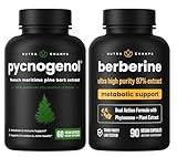 NutraChamps Complete Circulatory & Metabolic Boost : Pycnogenol & Berberine Duo
