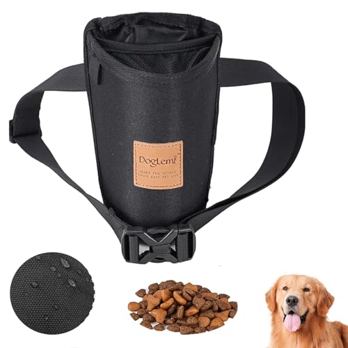 ZGCCZI Bolsa de petisco para cães para treinamento, bolsa de cocô integrada, 3 maneiras de usar, bol