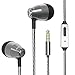 FOU Earphones Stereo Bass Earbuds Noise Canceling Headphones for ISO Android PC3.5MM Jack with In-ear Wired Headset with In-Line Mic