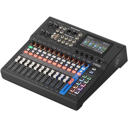 Image of Yamaha MGX12 18ch Digital Mixing Console, Dual USB-C Audio Interface, Includes Cubase Al, WaveLab Cast LE, Basic FX Suite and Steinberg Plus Software Bundle, Black MGX12 B