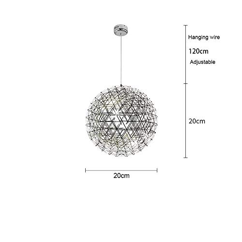 Pendants lights LED filet à feu chaud lustre suspension plafond - 5