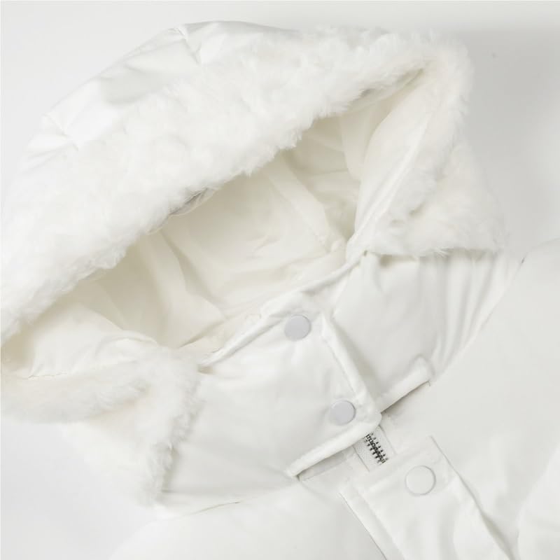 Outdoor Versatile Hooded Cotton Padded Jacket Short Warm Coat