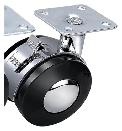 Ruedas de aleación de zinc con flat brake de 2 pulgadas para muebles