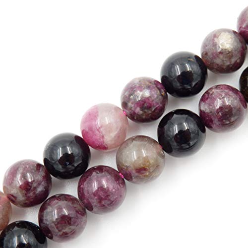 malahill Premium Gemstone Beads for Jewelry Making Precious Natural Stone Beads Wholesale 2 Strands AAA Grade Tourmaline Beads 4mm