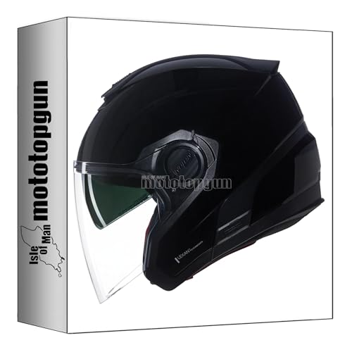 Casque moto Nolan N40-5 Commuting Classico jet gris 303 taille L équipement routier urbain