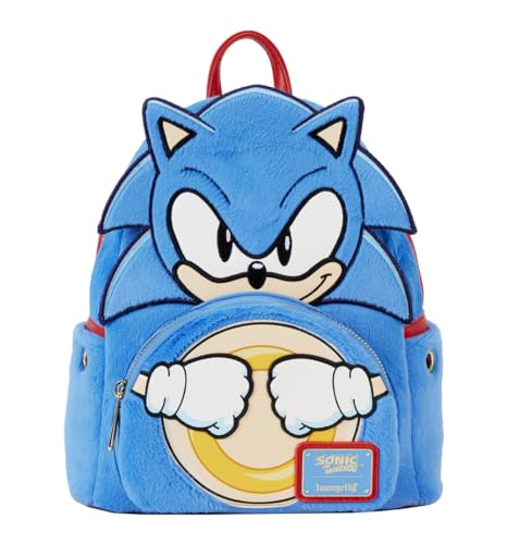 Comparativas de Mini recreativa para comprar online. 25 Loungefly SEGA Sonic the Hedgehog Cosplay Mini Backpack Standard