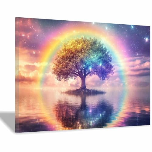 Arbre de vie impression sur toile pour creer une ambiance zen dans le salon
