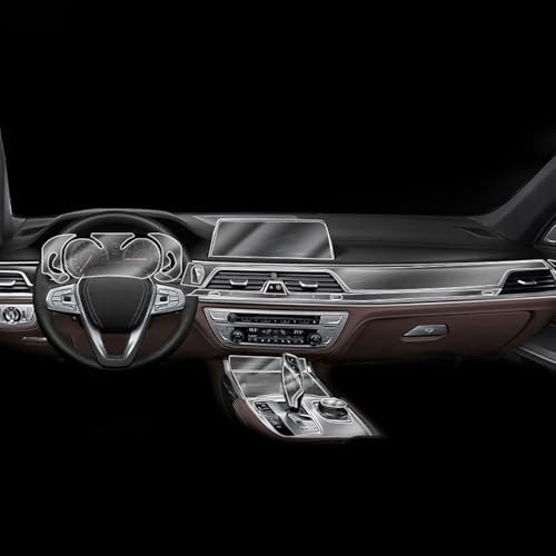 Film protecteur d'écran de navigation GPS invisible transparent TPU pour BMW G11