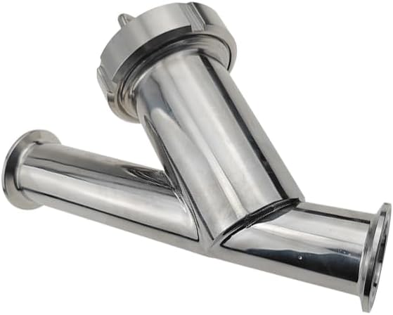 1.5" Tri Clamp Y Type Filter Strainer，Pipe OD 1", Stainles