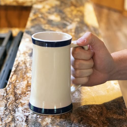 Taza artesanal de gres Ohio Stoneware con asas largas miniatura 2