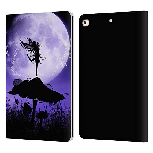 Étui portefeuille en cuir Simone Gatterwe Pourpre Anges pour Apple iPad 9.7 2017 / 2018