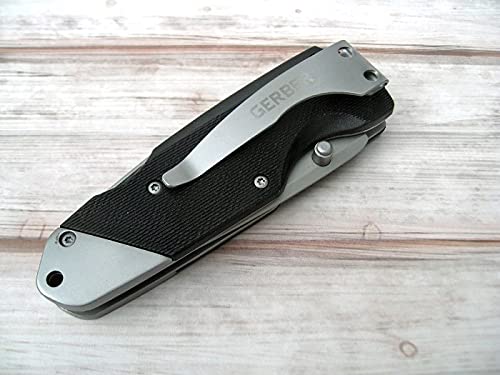 Amazon | ガーバー GERBER オブシディアン 直刃 折畳み ナイフ G1021 
