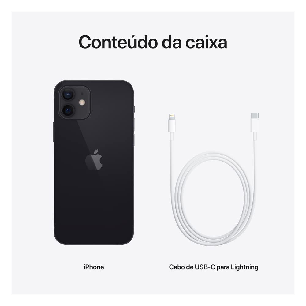 Apple iPhone 12 (256 GB) - Preto (Seminovo) | Amazon.com.br