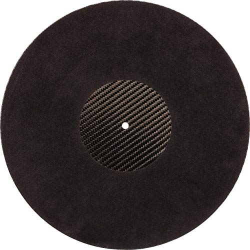 Tapis antistatique Crosley AC1016A-CF carbone contre les craquements sur plateau 30,5 cm