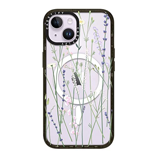 Protection antichoc 2.5m iPhone 14 coque CASETiFY MagSafe motif fleuri