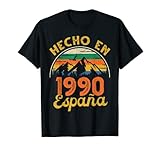 Hombre Cumpleaños 33 Años Hecho En 1990 España Camiseta
