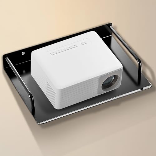 Soporte Universal para Proyector en Pared de Aluminio Negro miniatura 2