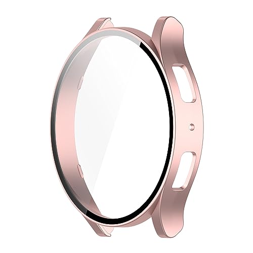 Btgghytr 傷防止保護ケース+スクリーンプロテクター GalaxyWatch 6 カバーガラスフィルム スマートウォッチ ハードシェルに最適
