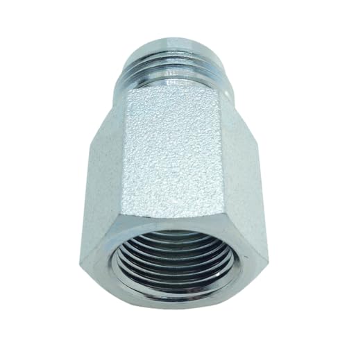 Image of 1 Piece 1 /2 inch (3 /4-16) Male JIC X 3 /8 inch Female NPTF, 37 Flare to Pipe Adapter Hydraulic