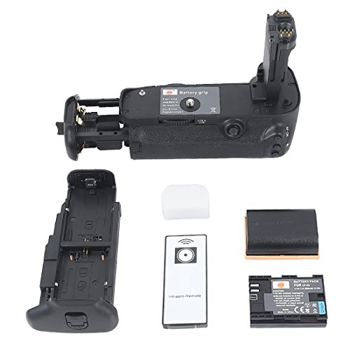 DSTE Replacement for Pro IR Remote BG-E11 Vertical Battery Grip + 2X LP-E6