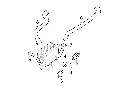 Ford BC3Z-6B851-A - Hose
