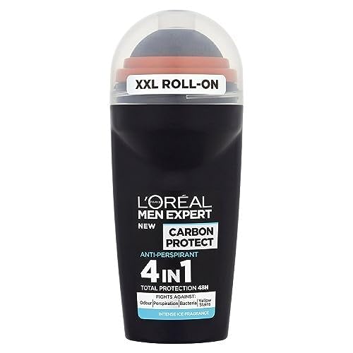 Image of L'OREAL PARIS Men Expert Carbon Protect Intense Ice Fragrance Roll On 50Ml /1.7Oz