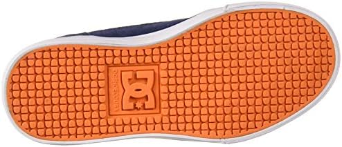 DC Boy's Tonik Skate Shoe, Navy/Orange, 12 M M US Big Kid | Image 3
