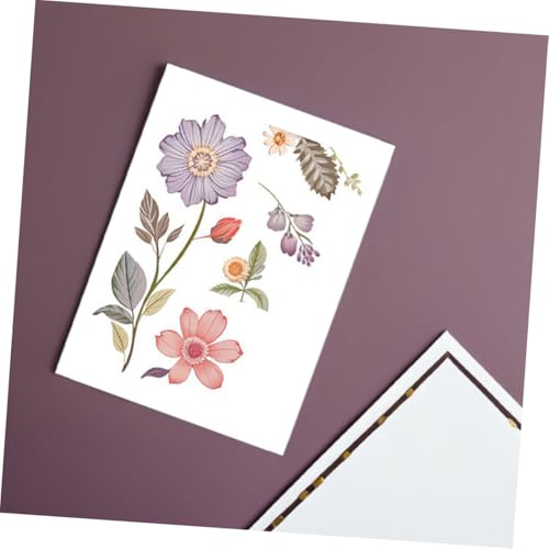 Pegatinas de flores para interruptores de luz que protegen las paredes de manchas 5