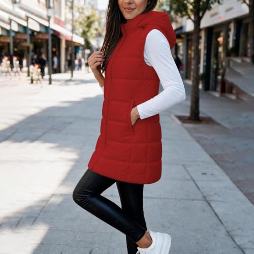 Vests for Women Soft Lightweight Zip up Sleeveless Quilted Vest - image 6