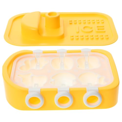 Didiseaon Molde para Paletas de Hielo de Silicona, Molde Reutilizable para Hacer Helados Caseros, Seguro y Fácil de Usar en Verano