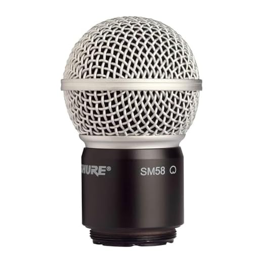 Shure RPW112 Cápsula, conjunto de alojamento e grade para microfone sem fio SM58 e SM58A