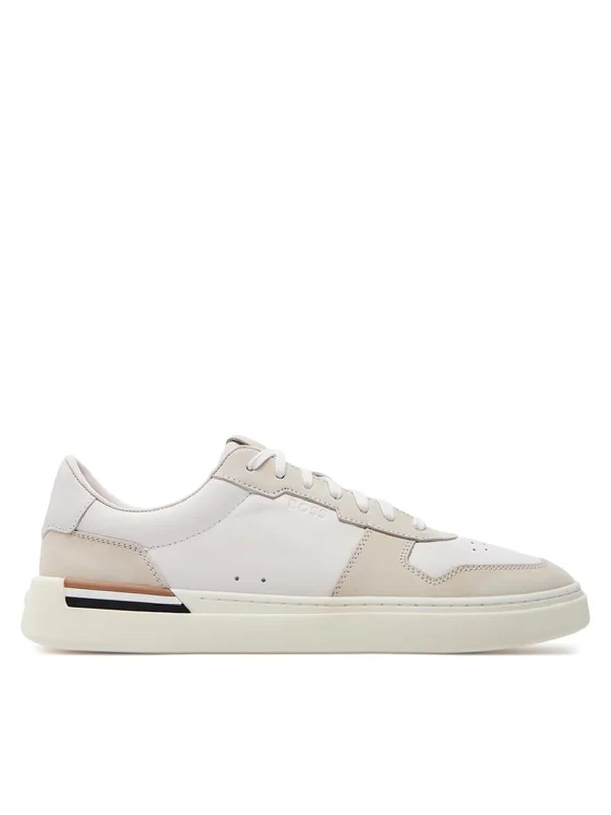 BOSS Męskie buty tenisowe Clint_Tenn_nult, Open White120, 47 EU, Open White120, 47 EU