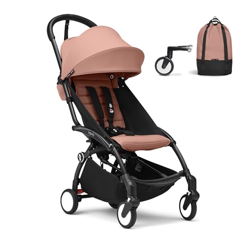 Stokke(ストッケ)【公式】【セット商品】【パリ発】YOYO3(ヨーヨー3) ベビーカー ブラックフレーム/YOYO バッグ & 6+ カラーパック ジンジャー 瞬時に開閉・肩掛け・コンパクト収納