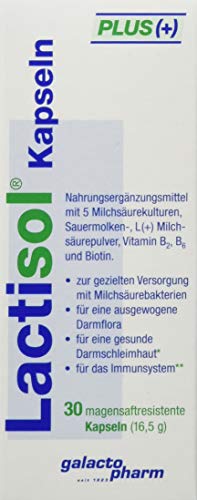 Lactisol Kapseln plus, 30 Stück- mit dem Plus an Milchsäurekulturen Cover