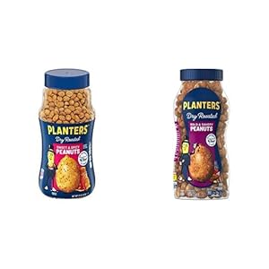 Bundle of Planters Sweet and Spicy Dry Roasted Peanuts, 16 oz. + PLANTERS Bold & Savory Dry Roasted Peanuts, 16 oz