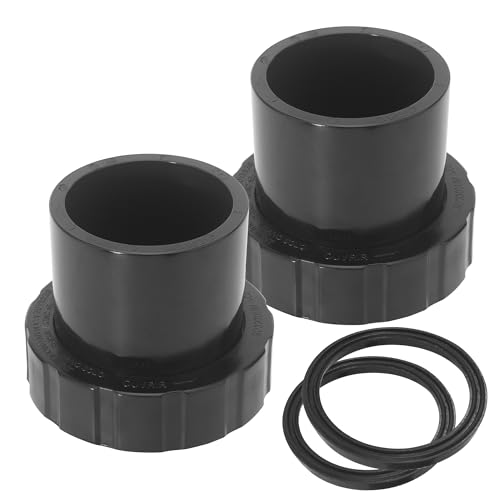YWOOW SPX3200UNKIT Union Connection Kit Compatible with Hayward, Tristar, Northstar, EcoStar Pumps, SwimClear Cartridge Filter & Universal H-Series Low Nox Heater (2-Pack)