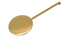 Caralin Gold Metal Pendulum Wall Clock Accessory - Durable, Anti-Rust Replacement for Home Decor, Bedroom, Office Clocks