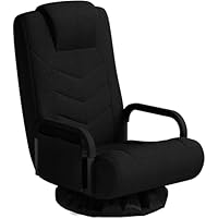 Yaheetech Swivel Gaming Chair, 360 Degree Multipurpose Video Game Chair Lazy Lounger Couch for Playing Games, TV, Reading with 6 Adjustable Position, Side Pocket, Armrest Handles