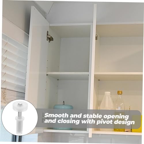 Tofficu kit de herrajes pivotantes para puerta plegable de 4 piezas para clóset acero inoxidable y bisagras operación suave para puertas dobles plegables fácil de instalar previene hundimiento miniatura 6