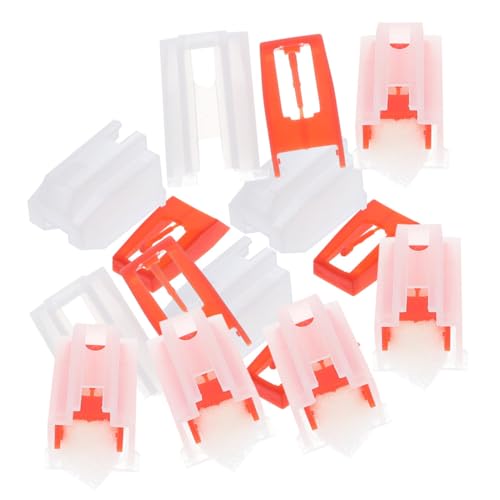 ERINGOGO 10 Stück Plattenspielernadeln Ersatznadeln aus Rubin für Vinyl Schallplatten Kompatibel für Grammophon Plattenspieler Präzise Schallplattennadel für Klares Klangbild