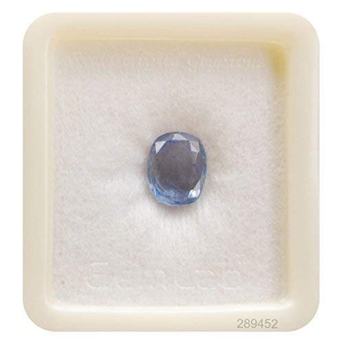 Neelam Stone 7.25 Ratti Original Certified Natural Blue Sapphire Gemstone
