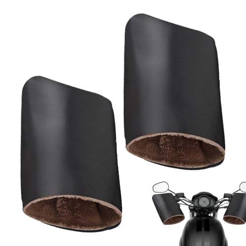 Tyinerc Gants de moto chauds, coupe-vent, antidérapants, gants thermiques épais, gants de moto d'hiver - pour la famille, les amis, les femmes, les hommes, le cyclisme, les activités de plein air, le