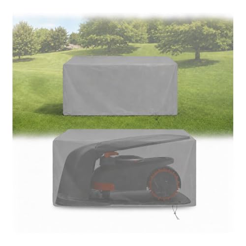 SADFGF Robot Lawn Mower Cover for Husqvarna Automower 410iQ 2021-2026 Drawstring Grey