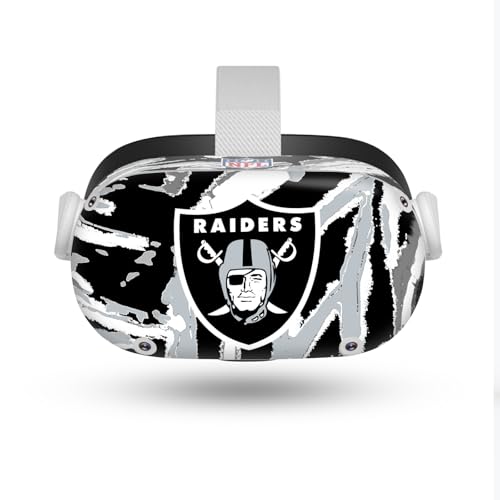 Skin Meta Quest 2 NFL Las Vegas Raiders Autocollant Vinyle