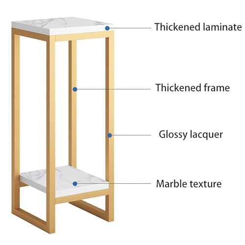 Meuble angle plante doré noir pour libérer l'espace au sol avec style - 3