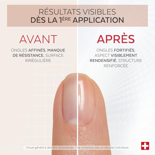 PODERM Vernis à Ongles Soin Correcteur - Kératine | Redensifiant, Fortifiant et Durcisseur - 8 ML | Renforce & Protège la Structure avec Fini Nude Naturel | Développé par un Podologue en Suisse – Image 4