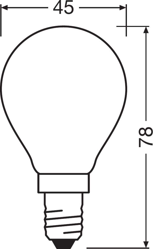 OSRAM LED Retrofit CLASSIC P DIM Pacco da 10 x Lampadina LED, Attacco: E14, Bianca Calda, 2700 K, 7.50 W, Equivalenti a 60 W, LED STAR CLASSIC P, Opaco, Taglia Unica
