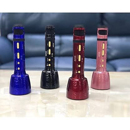 Multiple WSTER Wireless Bluetooth Handheld Microphones in various colors