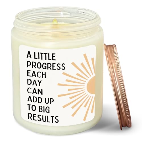 Inspirational-Gifts-for-Women-Teen-Girls-Inspirational-Sunshine-Lavender-Candle-Motivational-Engagement-Gifts-for-Women-a-Little-Progress-Each-Day-Can-Add-Up-to-Big-Result-Scented-Candles