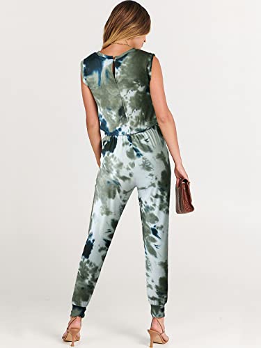 Anrabess Jumpsuits For Women Summer Sleeveless Round Neck Tie Dye Jogger Jumpsuit Outfit A330-Junlvlan-M #TOP4